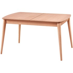 Resim Evim-E Aksesuar Retro Konik Oval Köşeli Masa 90x140 Açılır Kapanır Ahşap Ham&cilasız 