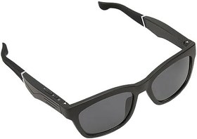 Resim Kablosuz Akıllı Güneş Gözlüğü, Gürültü Azaltma Kemik İletimi Sürme Için Akıllı Bluetooth Gözlük (Siyah) 