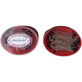 Resim Cam Başlı 50'li Uzun İğne Kutulu 