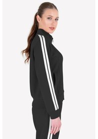 Resim Lescon 23ntbs002120-633 Siyah Kadın Fermuarlı Sweatshirt Siyah 