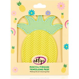 Resim Eklips Makyaj Fırçası Temizleme Pedi Ananas - Gratis 