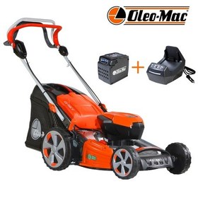 Resim Oleo-Mac Gi 48 T Şanzımanlı Şarjlı 5.0Ah Akülü Çim Biçme Makinesi 