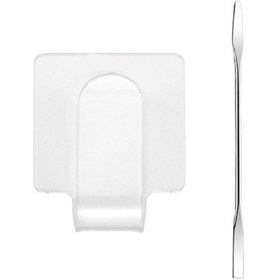 Resim Sones Akrilik Makyaj Manikür Şeffaf Palet Renkli Çubukla, Özellikler: Kare Tabak + Çubuk 