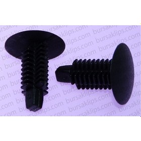 Resim Fiat,iveco,üniversal Döşeme Klipsi Siyah 9x24x18 10 Adet 