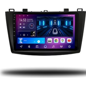 Resim Caros Mazda 3 2010-2013 Uyumlu Android Multimedya 1gb Ram 16gb Hafıza 9" 