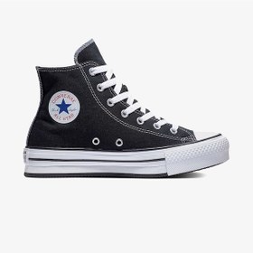 Resim Converse Chuck Taylor All Star Eva Lift Kadın Siyah Platform Sneaker 272855c Siyah 