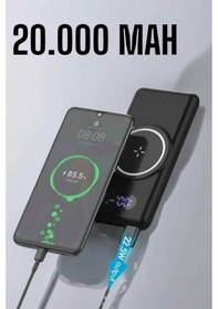 Resim Drnds Powerbank Taşınabilir 10.000 Mah Hızlı Şarj Dijital Göstergeli siyah 