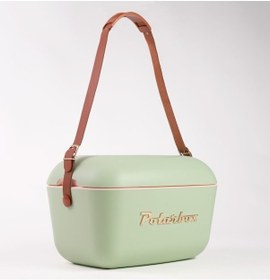 Resim Polarbox Gold Edıtıon Soğuk Tutucu Buzluk Ve Sıcak Tutucu Olive Green - Gold Thermo Çanta 20 Lt Yeşil 