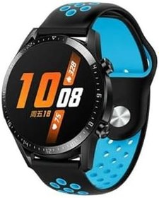 Resim Huawei Honor Watch 2 42mm Uyumlu Sport Kordon Silikon Delikli Renkli Kayış 