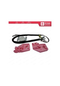 Resim Skoda Superb MK2 B6 3T4 3T5 2008-2015 İçin Ön Sol Cam Kriko Seti 