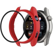 Resim Huawei Watch3 Pro Pro + Temperli Cam Entegre Koruyucu Saat Kapak 