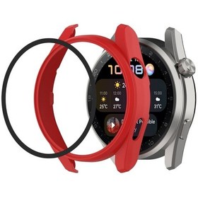 Resim Huawei Watch3 Pro Pro + Temperli Cam Entegre Koruyucu Saat Kapak 