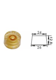 Resim VALENCIA PNB2GD Les Paul Düğme Başlığı Gold (Plastik) | Altın Rengi - LP Tipi Gitarlar İçin - 2'li 
