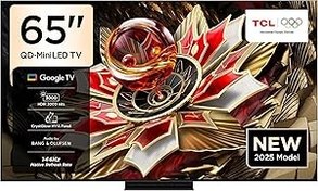 Resim TCL 65 inç Akıllı TV 65Q7C 4K QD-Mini LED Renkli Quantum Crystal HDR, 2600 nit Parlaklık, Oyun Google TV, 144Hz Doğal Yenileme Hızı, Bang & Olufsen Ses Sistemi, Dolby Atmos, Game Master (2025 Modeli) 