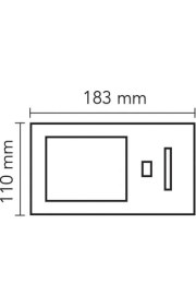 Resim AUDIO 4.3 Inç Krem Kapak Klasik Görüntülü Diafon Kapak 