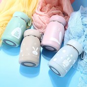 Resim 1 Adet, Bunny Rabbit Vakumlu Termos, 320ml/10.82oz İzoleli Su Şişeleri, Sevimli Kawaii Seyahat Termal Bardaklar, Sıcak Ve Soğuk İçecekler Için, Yaz Kış İçecekleri, Hediyeler 
