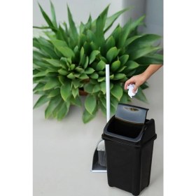 Resim PremiumPort Şık 5 Litre Banyo Çöp Kovası, Kapaklı, Modern ve Kullanışlı Tasarım 