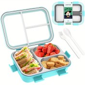 Resim 1 Adet CYCG Paslanmaz Çelik Öğle Yemeği Kutusu - Sızdırmaz, 3 Bölmeli Sağlam Bentobox, Bulaşık Makinesine Uygun - Okul, Ofis, Seyahat ve Ev İçin - Yemek Hazırlama & Taşınabilir Yemek Kabı, Eğlenceli Köpek Desenli, Kolay Temizlenir Malzeme, Şık Gıda Saklama, Yüksek Kalite Yapım, Atıştırmalık Kabı, Seyahat İhtiyaçları 