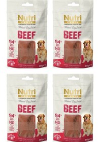 Resim Nutri Canin Sığır Fileto Tahılsız Köpek Ödülü 80 G X 4 Adet 