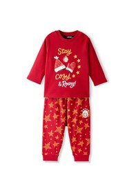 Resim Gsstore Galatasaray Bebek Yeni Yıl Pijama Takımı B252298 Sarı - Kırmızı 