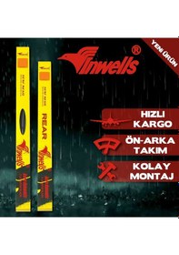 Resim Vw Golf 4 Ön Arka İnwells Muz Silecek Takımı 2002-2005 