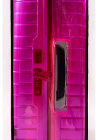 Resim Şeffaf Valiz Ve Bavul Kılıfı Neon Renk Pvc Neon Pembe 