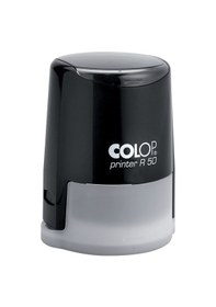 Resim Colop R50 Yuvarlak Siyah Kasa Siyah Keçe - 50 MM 