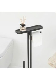 Resim Brabantıa Mındset Koyu Gri Standlı Organızer , Tuvalet Kağıdı Tutucusu Ve Tuvalet Fırçası 8710755303869 Koyu Gri 