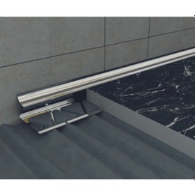 Resim 12 Mm Alm. Seramik İç Köşe Profili Mat Siyah 2.7m Boy 