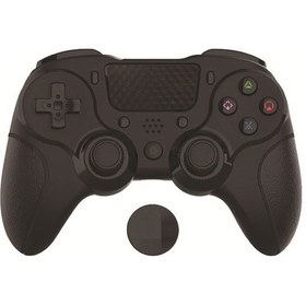 Resim Sones Mb-p913 Pc Altı Eksenli Somatosensörlü Arka Tuş Programlamalı Çift Titreşimli Bluetooth Oyun Kumandası Ps4 Pro İçin Siyah 