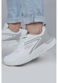Resim Jump 28037 Beyaz - Açık Gri Erkek Sneaker Günlük Spor Ayakkabı 