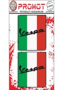 Resim Vespa 3d Damla Logo 2 Li Sticker 13 