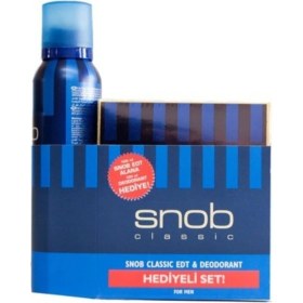 Resim Snob Edt 100ML Deodorant 150ML Erkek Parfüm Seti 