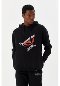 Resim No Fear Erkek Sweatshirt Kapüşonlu Siyah M500227 001 