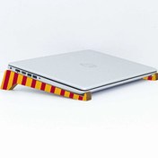 Resim Gift Taşınabilir Ahşap Sarı Kırmızı Notebook Laptop Standı BK