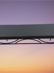 Resim Bengimobilya Sandalye Benc Penyez Klasik Model Metal Çelik Siyah Fırın Siyah B (445403457) 