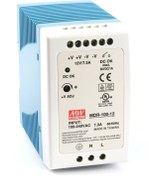 Resim Meanwell Mdr-100-12 12vdc 7.50amp Dın Rail Güç Kaynağı 