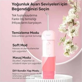 Resim Güzel Hediyem Npo Nicefeel FC5170 Mini Taşınabilir,şarjlı, Diş Teli/protez Bakım ve Profesyonel Ağız Duşu (Pembe) 