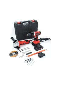 Resim Kleco Ketm1875 18v/1.5ah. Akülü Darbeli Matkap Ve 750w Avuç Taşlama Set 