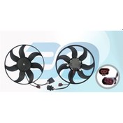 Resim WISCO 1K0959455P Fan Motoru Davlumbazsız (360 Mm-4-2 Fıs-7 Kanat) VW Golf5 Jetta Passat Leon 05 - 