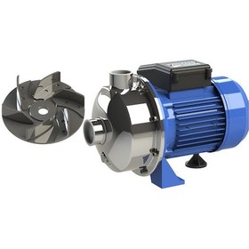 Resim Sumak Smınox/a-100 Paslanmaz Santrifüj Pompa Açık Fan Monofaze 220v 1hp 