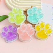 Resim 1 Adet Büyük Şeffaf Kedi Pençesi Dekorasyonu - Pastel Renkler (Yeşil, Mavi, Mor, Sarı, Pembe) - Gerçekçi Tırnak Tasarımı - Ev/Ofis veya Evcil Hayvan Dekoru İçin - Elektriksiz - Kedi Severler İçin Mükemmel Hediye, Kedi Dekoru, İç Mekan/Dış Mekan Süsü, Parlak Yüzeyli Reçine Yapım, El Yapımı Sanat Eşyası, Ofis Dekorasyonu, Dekoratif Figür 