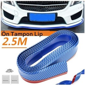 Resim Buffermavi 2.5M Araba Oto Ön Tampon Koruyucu Kauçuk Pratik Bant 