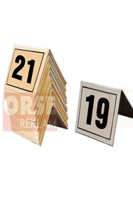 Resim Orse Reklam Masa Numarası Metal 1-10 Arası 