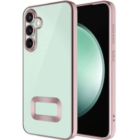 Resim Samsung Galaxy Uyumlu S24 Plus Kılıf Kamera Korumalı Logo Gösteren Omega Kapak 