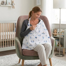 Resim Müslin Bebek Emzirme Önlüğü - Bébé Lapin 
