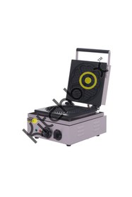 Resim Kitchbox Ticari Endüstriyel Tekli Çiçek Waffle Makinesi (Kare Kasa) 