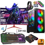 Resim Zeiron Icaris X5 Ryzen 5 3600 16GB 512GB Nvme M.2 SSD RTX3060 12GB 23.8" 165Hz Oyuncu Masaüstü Bilgisayar 