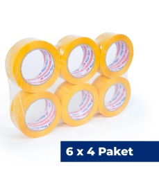 Resim Nuga 45 mm x 100 mt Sarı Koli Bandı 24 Adet 