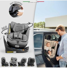 Resim Elele Ritornofix 360 Dönen I-size Oto Koltuğu İsofix 40-150 Cm 0-36 Kg Siyah 